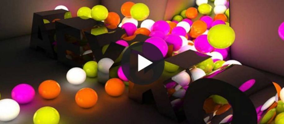 Boules lumineuses cinema 4D