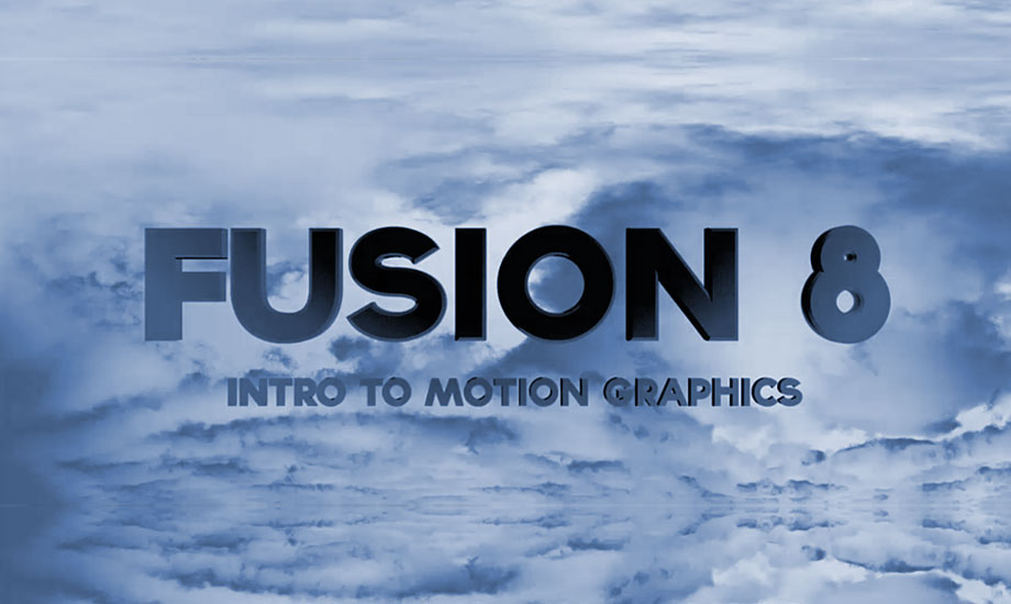 Illustration du texte "Comment intégrer un titre en mouvement sur un fond avec Fusion 8"