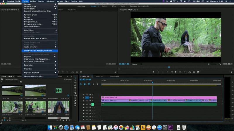 De Premiere Pro à Speed Grade