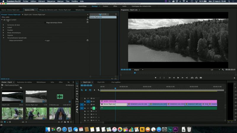 Retour vers Premiere Pro avec le dynamic link