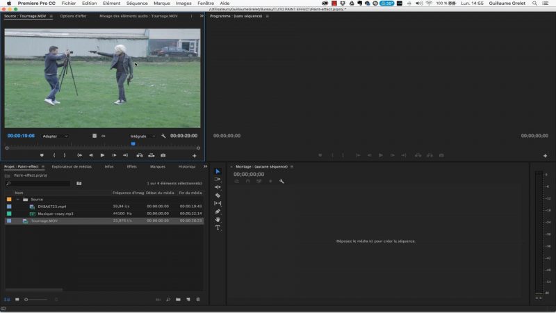 2 - Ouverture de Premiere Pro et découverte des rushes