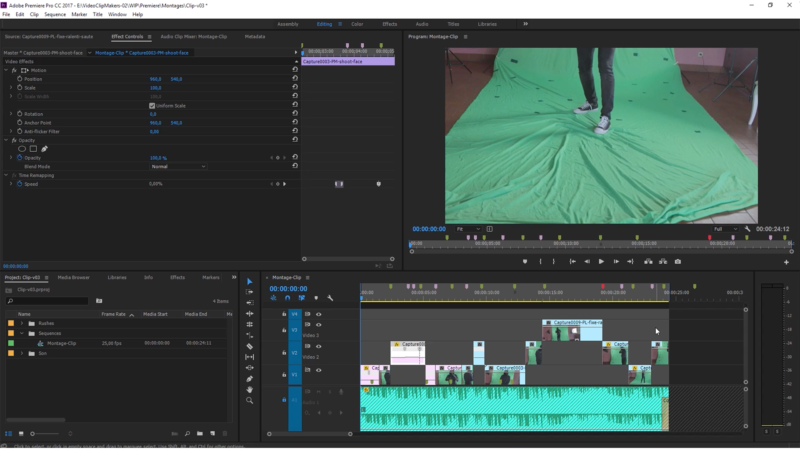 Export des plans un par un avec Media Encoder pour travailler dans Nuke