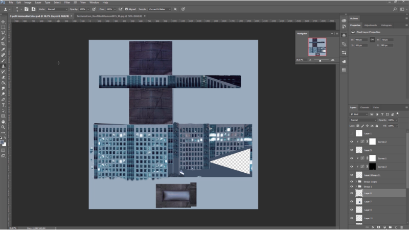 Retravail de la texture dans Photoshop